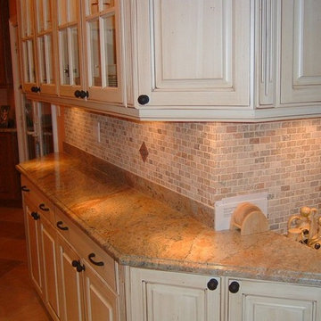 Granite Kitchen and Tile Backsplash