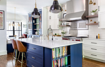 Kitchen of the Week: Smart Space Planning and Bold Style