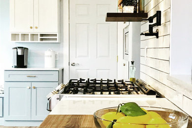 Inspiration for a farmhouse kitchen remodel in Seattle