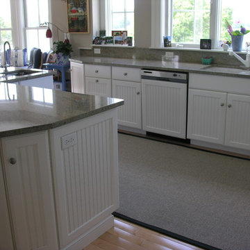Gray and White Kitchen