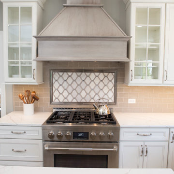 Gray and White Kitchen in St. Charles