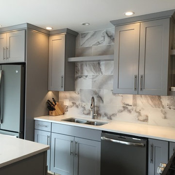 Gray Compact Kitchen