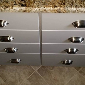 Gray Kitchen Cabinet Refinishing