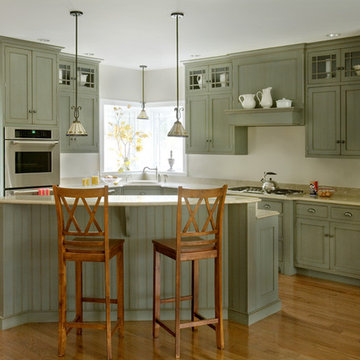 Gray Painted Kitchen