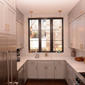 Gray Semi Custom Kitchen Cabinets