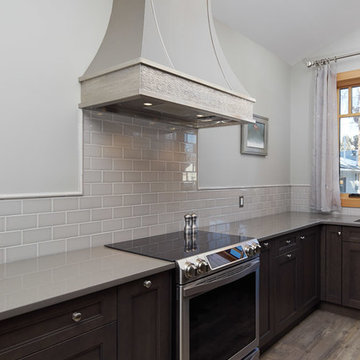 Gray, Transitional Kitchen Remodel