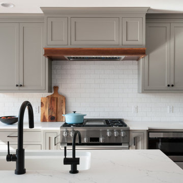 Gray + Wood Kitchen Remodel