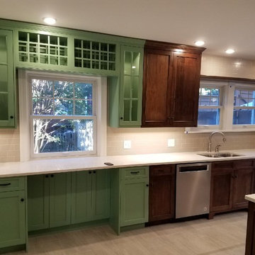 Green and Maple Kitchen
