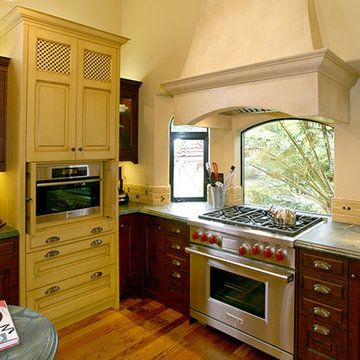 Green Marble Counter Kitchen