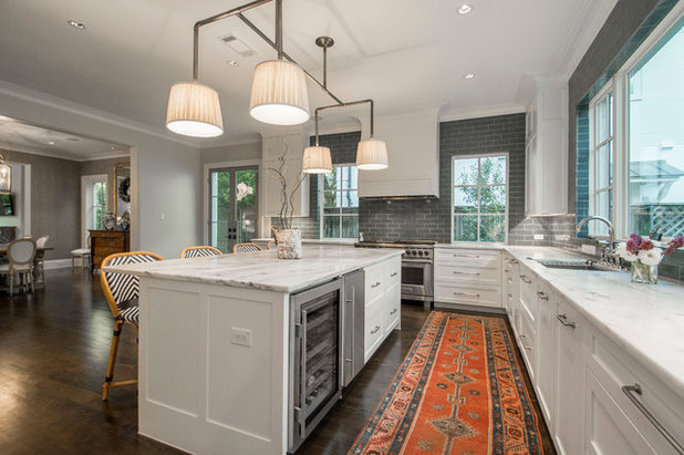 Transitional Kitchen by Hayes Signature Homes