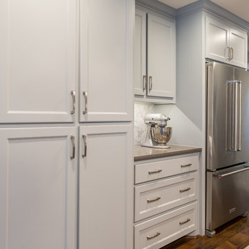 Grey and White Cabinets