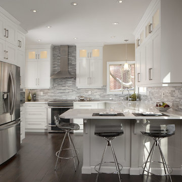 Grey & White Kitchen