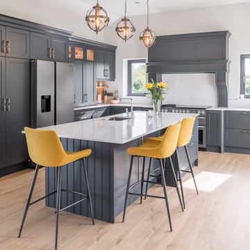 Grey Bespoke Kitchen with Modern Twist