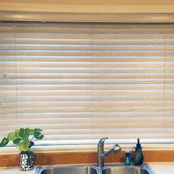 Grey Distressed Wood Blinds