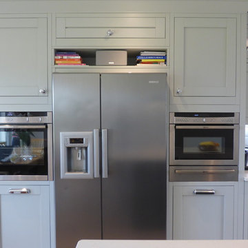 grey in-frame kitchen - fellside housing development