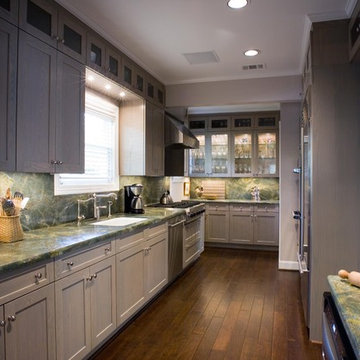 Grey Kitchen with Granite Top