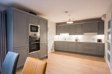 Grey Painted Contemporary Kitchen