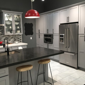 Grey Shaker Kitchen Cabinetry