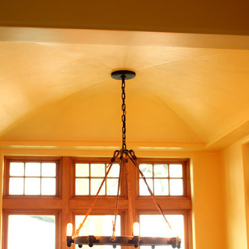 Groin Vault Ceiling Treatment in Eat-in Kitchen