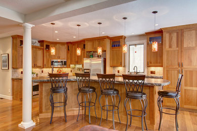 This is an example of a kitchen in Denver.