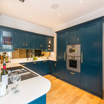 Hague Blue, Shaker Kitchen