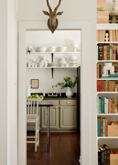 Eclectic Kitchen by Lauren Liess Interiors