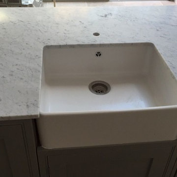 Hammersmith apartment in Bianco Carrara marble 20mm