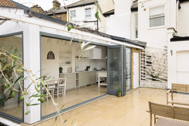 Transitional Kitchen by Floors of Stone