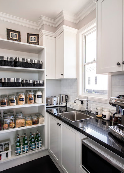 Transitional Kitchen by A & T Cabinet Makers