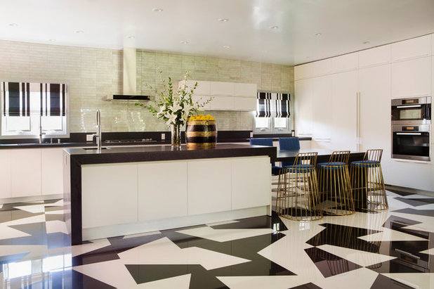 Contemporary Kitchen by Woodson & Rummerfield's House of Design