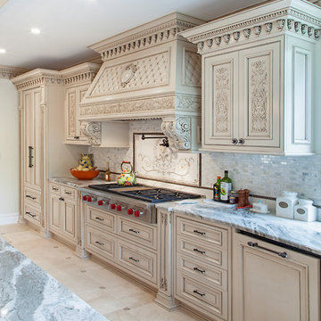 Hand Carved Kitchen