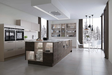 Inspiration for a contemporary kitchen.