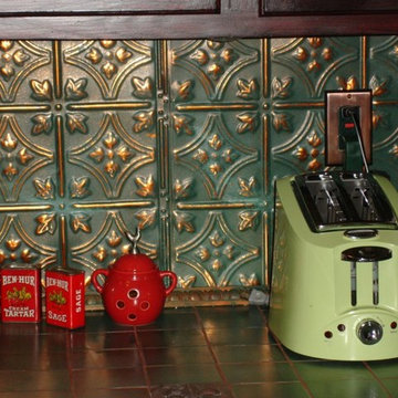 Hand-painted Backsplash