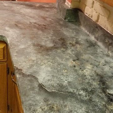 Hand Painted Faux Stone Countertop