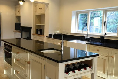 This is an example of a rural kitchen in Cheshire.