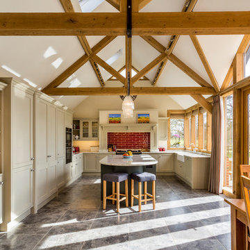 Handbuilt kitchen in Hertfordshire by John Ladbury