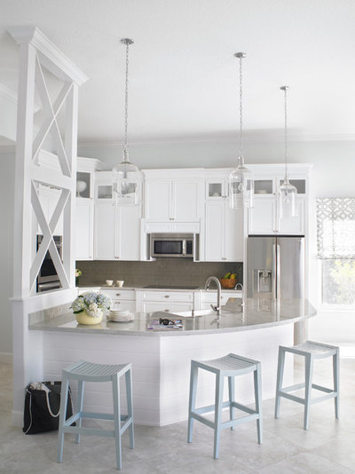 Transitional Kitchen by Krista + Home