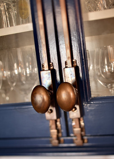 Eclectic Kitchen Hardware Detail