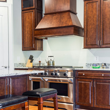 Harford County Kitchen Remodel from Water Damage Restoration to New Family Style