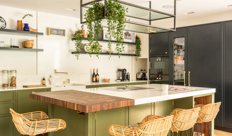 23 Ideas for Green Kitchens