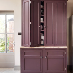 This is an example of a country kitchen in London.
