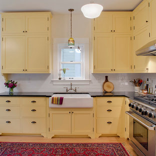 Yellow Kitchen Cabinets Houzz