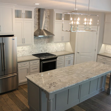 Hazelwood Homes- New Home in Moline With Whites and Grays Showcased