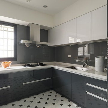 HDB 4-Room at Punggol by SpaceArt - Kitchen Design