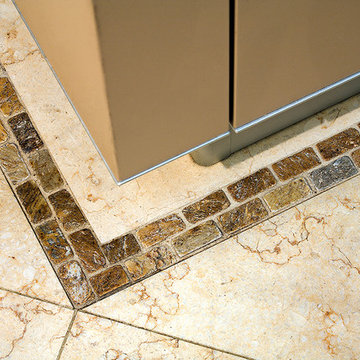 Heated floors in Galley kitchen