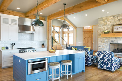 Inspiration for a farmhouse kitchen remodel in Salt Lake City