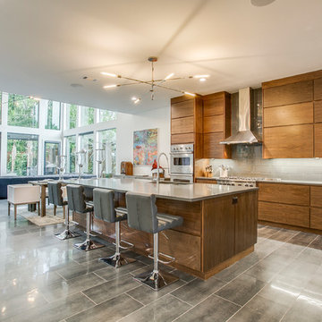 Heirloom Grey Quartz Kitchen Countertops