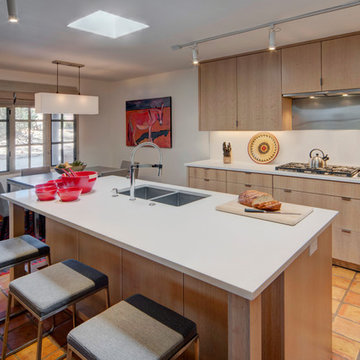 HERE Design and Architecture Santa Fe Renovations - Kitchen and Dining