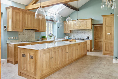 Design ideas for a farmhouse kitchen in West Midlands.
