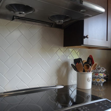 Herringbone Subway Tile Backsplash